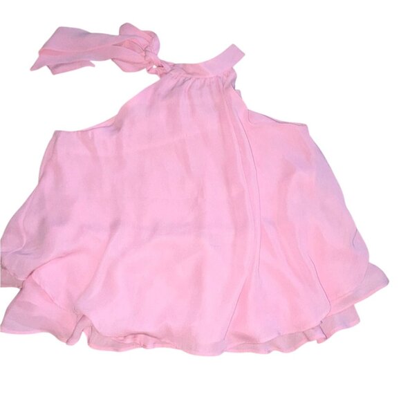 Versona Tie Neck Halter Blouse-Light Pink-Size Small-NWT - Picture 7 of 8
